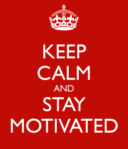 keep calm stay motivated
